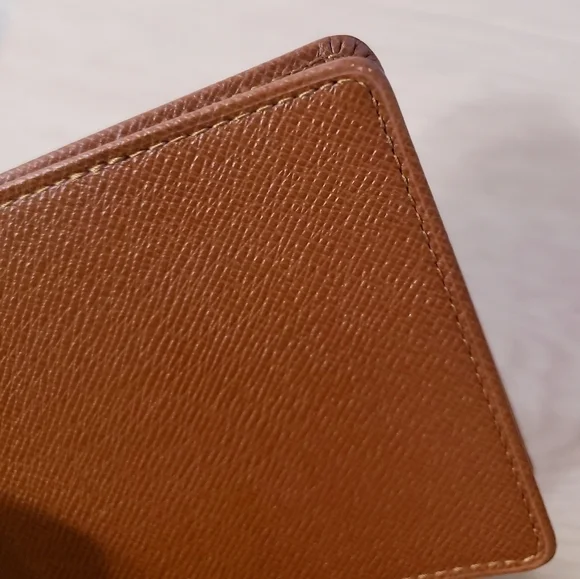 Louis Vuitton Brown Leather Card Holder ID Wallet Case - Picture 5 of 11